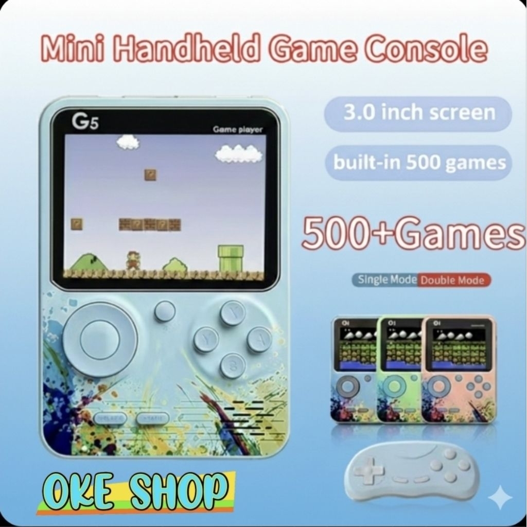 Mainan Gameboy G5 Mini Handheld Game Console – Nostalgia dalam Genggaman