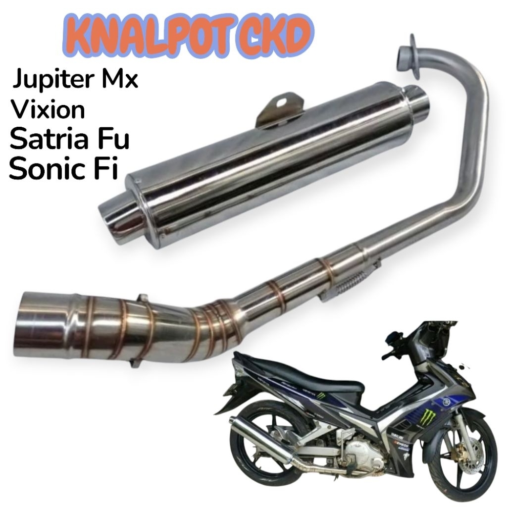 KNALPOT CKD STANDAR JUPITER MX NEW KNALPOT RACING JUPITER MX OLD MX NEW KNALPOT CKD BOBOK JUPITER MX