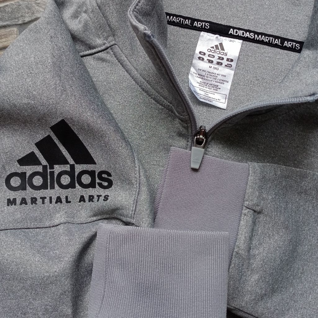 Jaket tracktop Adi Martial Arts big logo original brand, Jaket tracktop pria