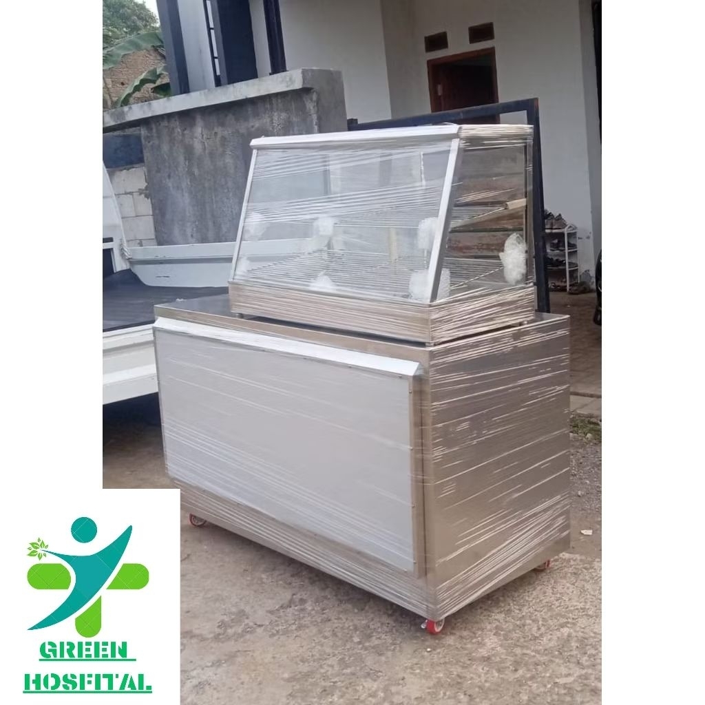 Meja Display Etalase Goreng Fried Chiken/Meha Kicen