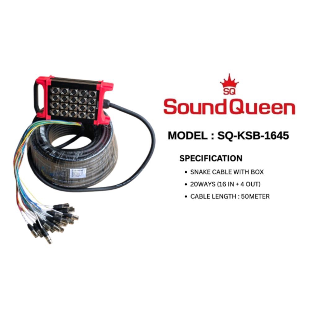 Kabel Snake Soundqueen 16 in 4 out 50 meter