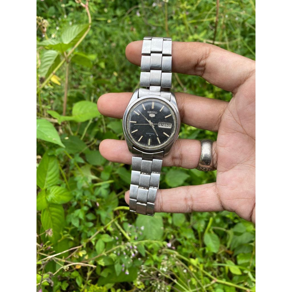 jam tangan automatic Seiko 5 vintage watch