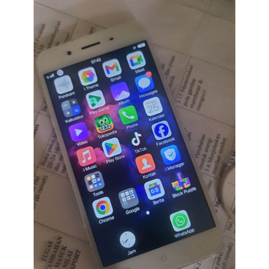 hp android vivo y66 secondary look elegan