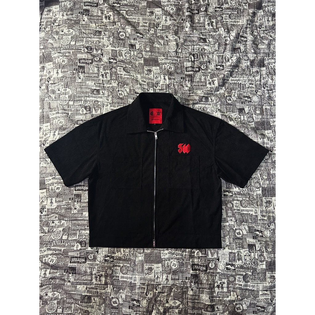 GVFI X 510 Shirt Corduroy Veil Ritual Black ( NEW )