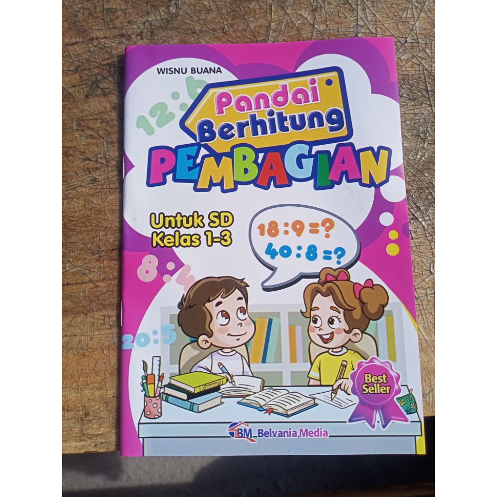 [PAKET PINTAR] Buku Anak Pandai Membaca & Berhitung (Matematika Dasar) SD Kelas 1-3