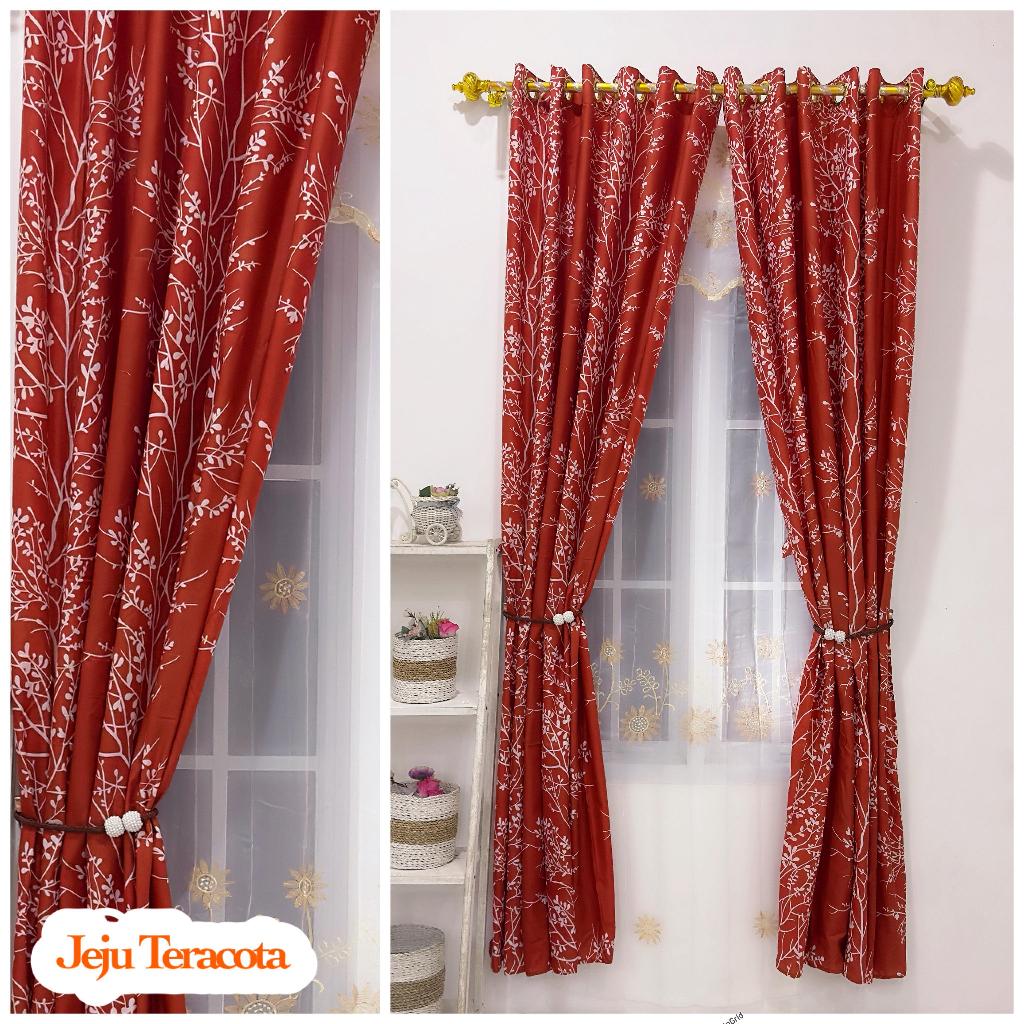 GORDEN MURAH JENDELA PINTU MOTIF MAWAR DAN TULIP CANTIK,ADA BANYAK VARIAN MOTIF