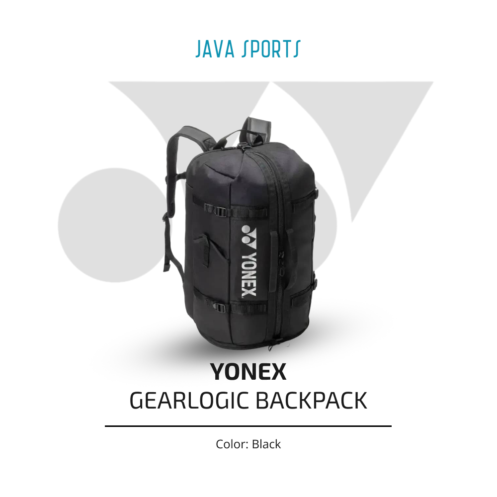 Tas Ransel Raket Tenis Yonex Gearlogic BA 72612 EX Original Yonex Tennis Racket Backpack | Black