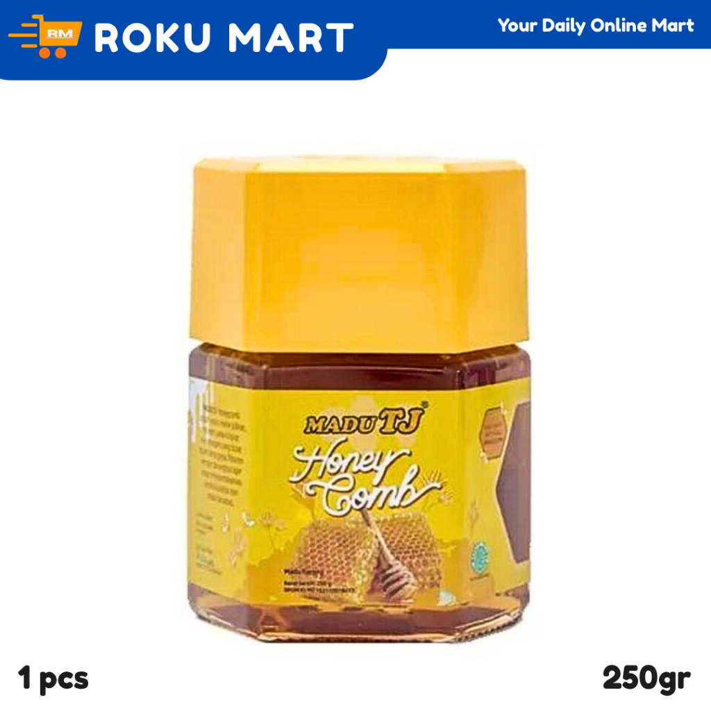 MADU TJ HONEY COMB 250 g / MADU SARANG TJ HONEY COMB 250gr