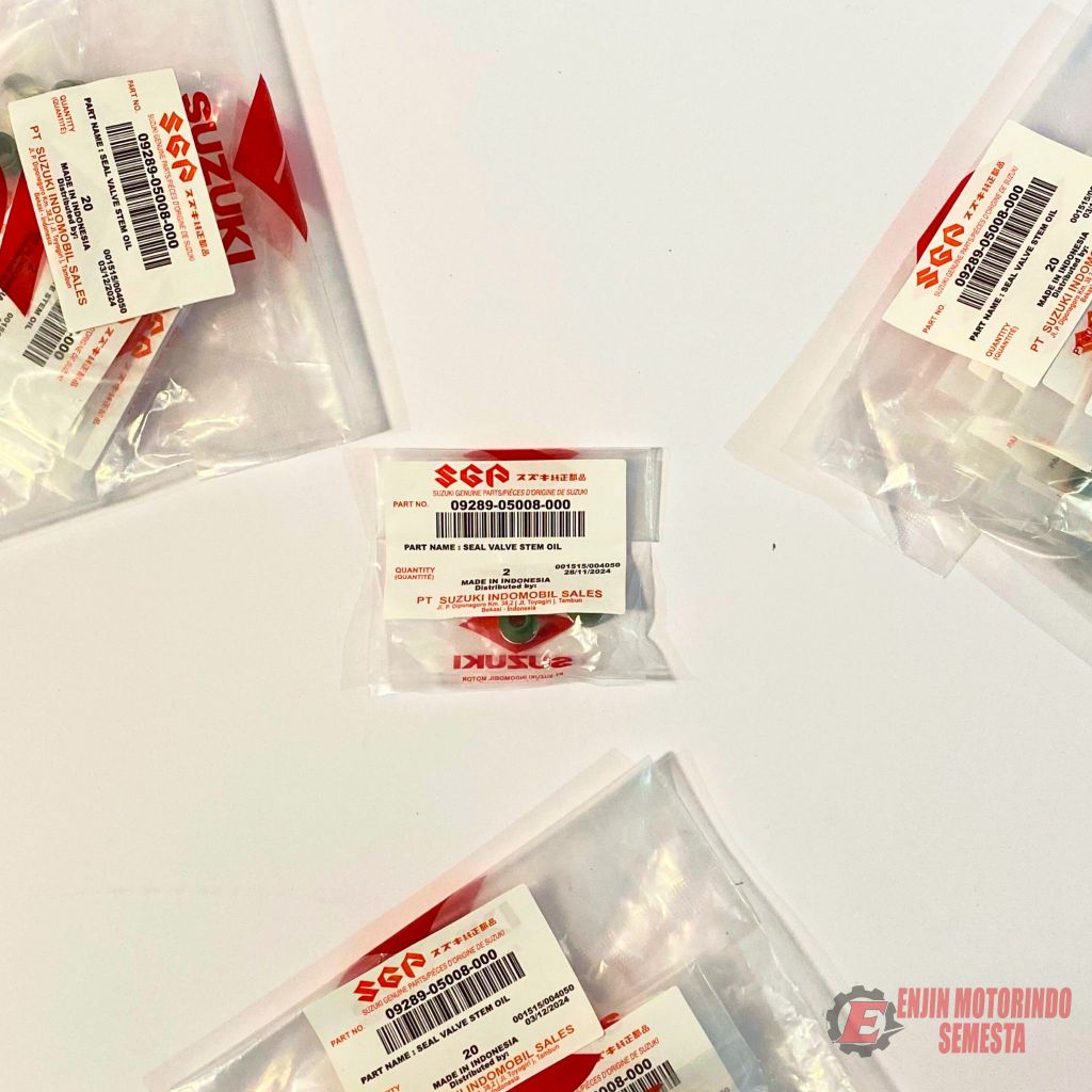 09289-05008-000 Seal Valve Stem Seal Klep Sil Klep Suzuki Smash Thunder Shogun Hayate Spin Ori SGP