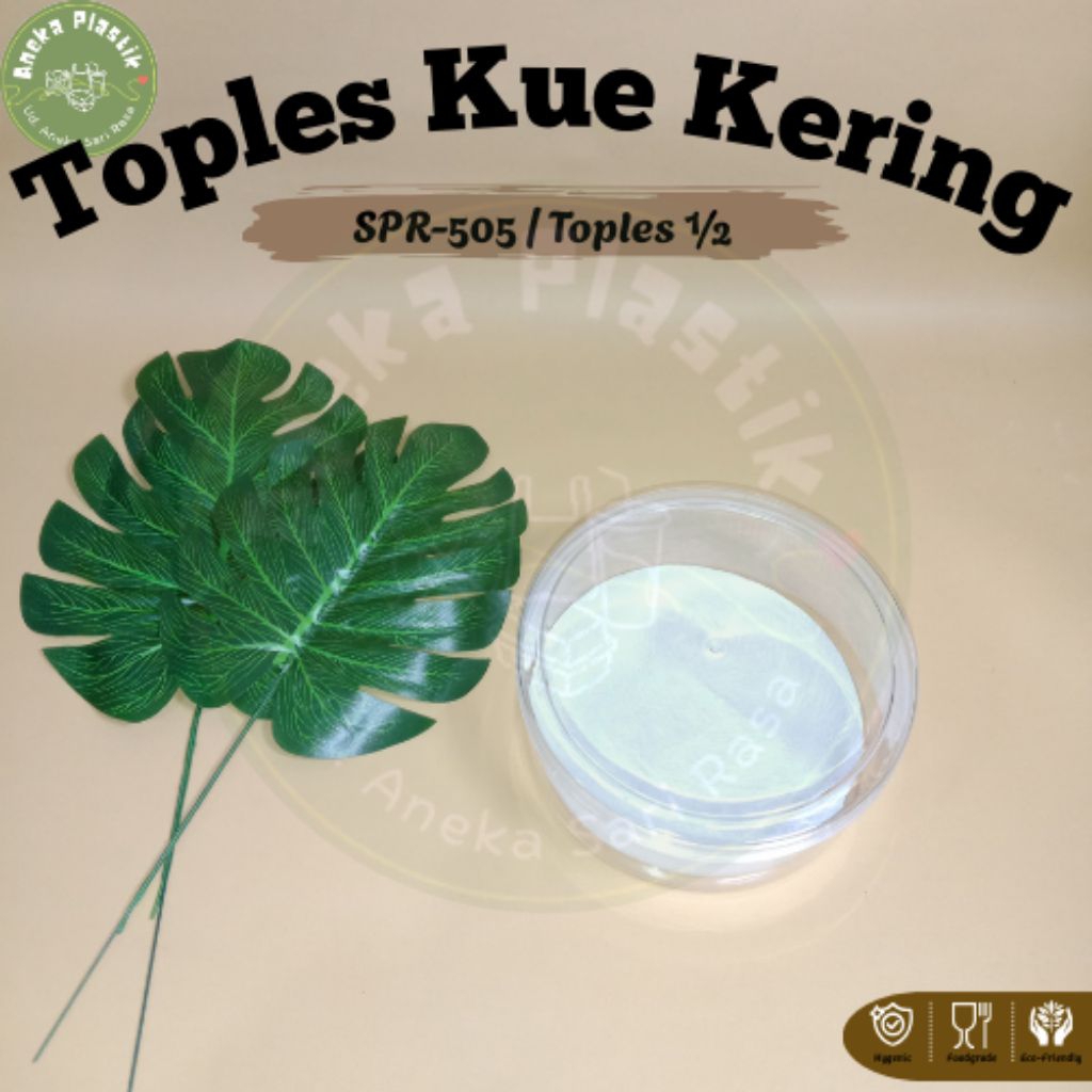 Toples Panen Raya 500 gram/Toples Bella 500 gramToples Bulat 500 gram/Toples Nastar ½ kilo/Toples Pa