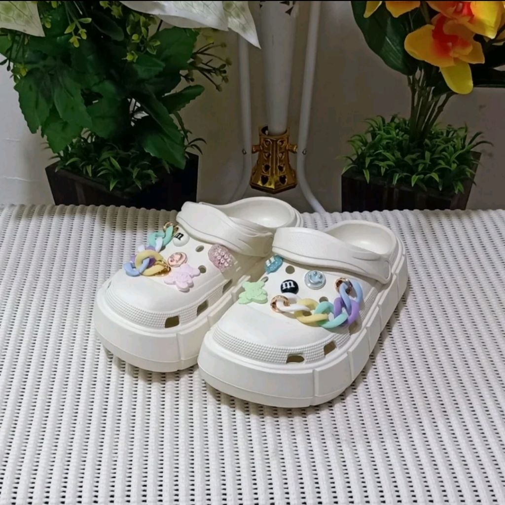 Sandal Baim Eva Rubber Perempuan | Sandal Korean | Sandal Jelly