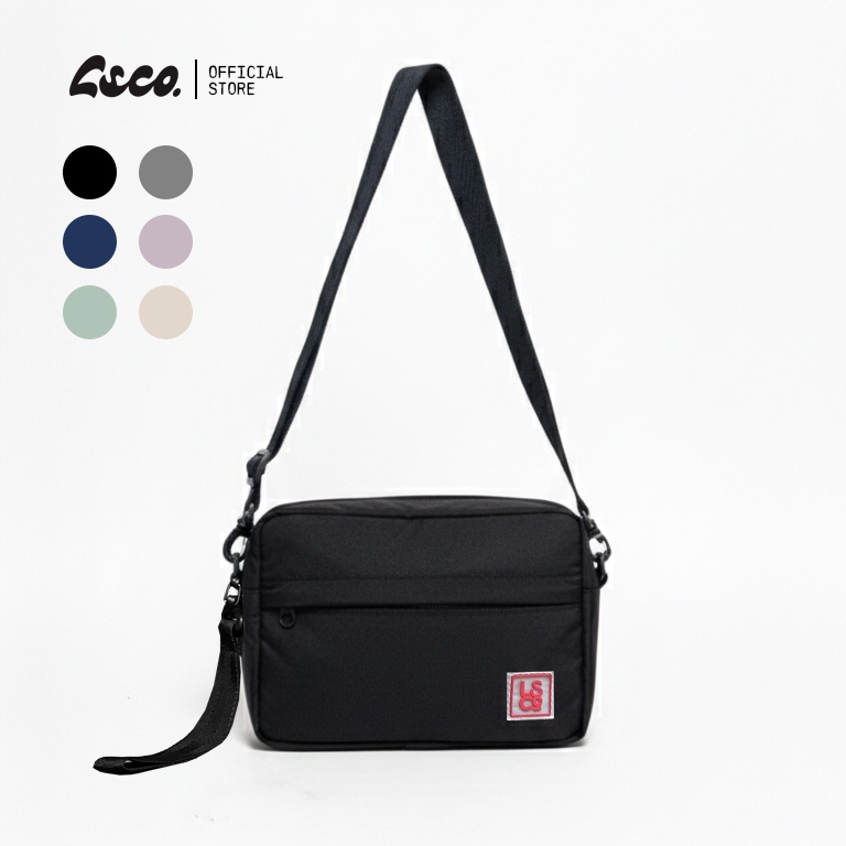 Tas Slempang Sling Bag Fomo dan Handbag Pouch Pria Wanita Bahan Parasut