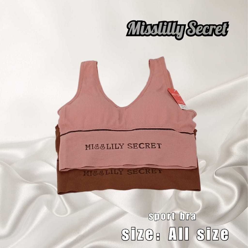 SPORT BRA REMAJA MISSLILY  V91 - MINISET DEWASA RAJUT BUSA TIPIS TANPA KAWAT