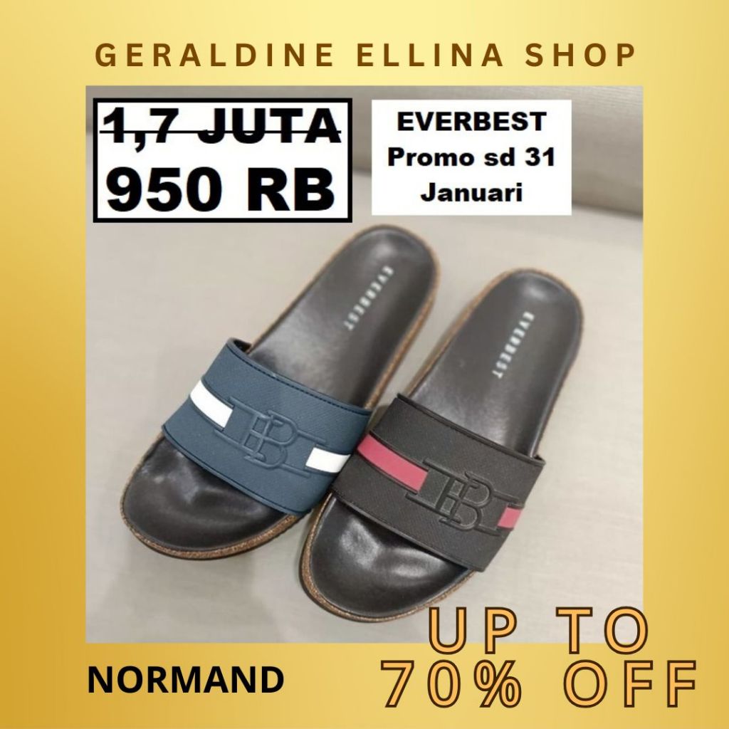Sandal sendal EVERBEST pria original sale seri NORMAND