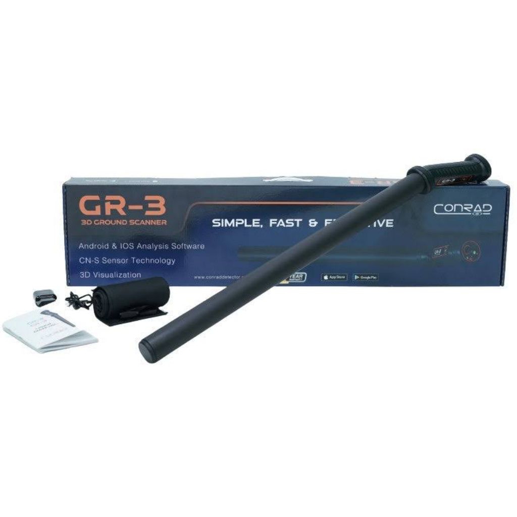 Conrad GR-3 Metal Detector Groundtech scanning Made in Turkey Second Original 100%