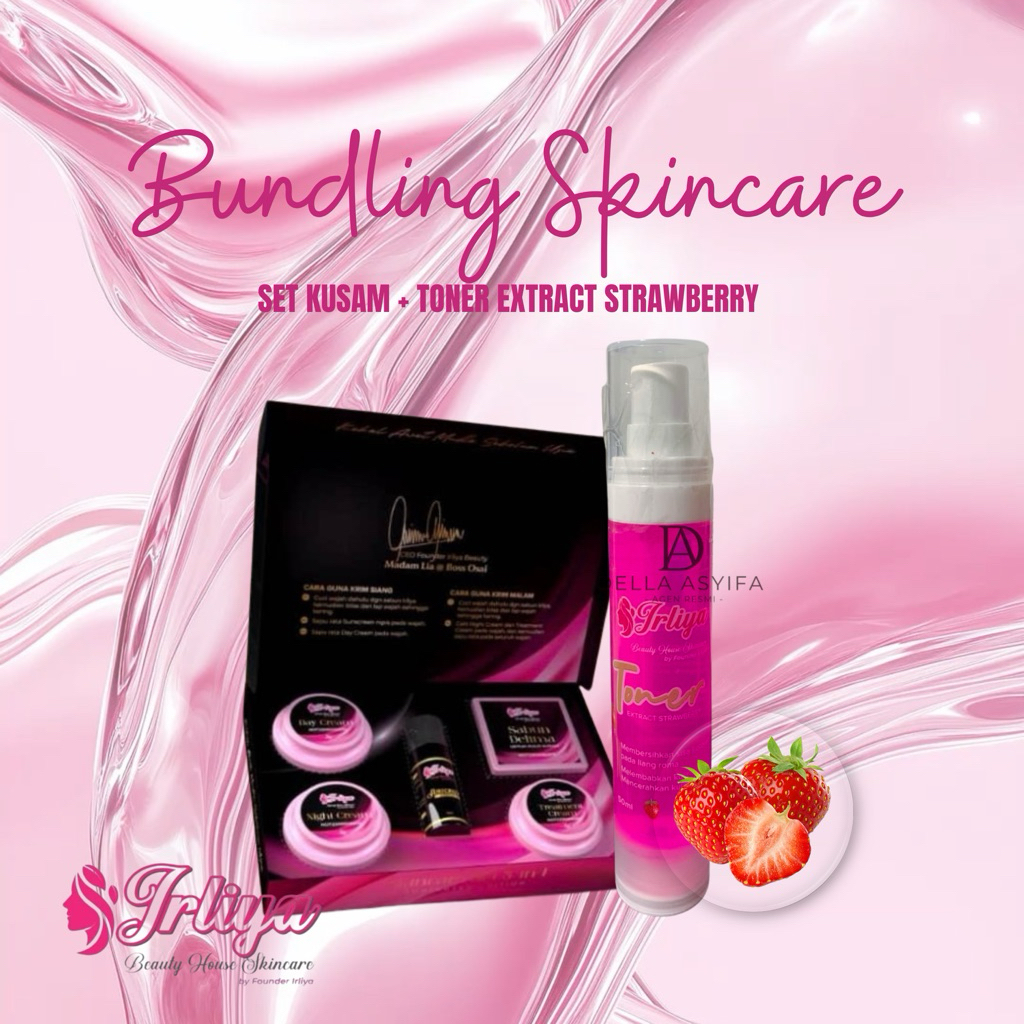 IRLIYA BEAUTY SKINCARE / Bundling Skincare / Set Kusam + Toner