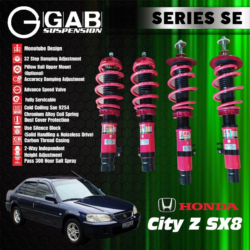 Aksesoris Suspensi Per Coilover GAB SE Series Honda City Z SX8
