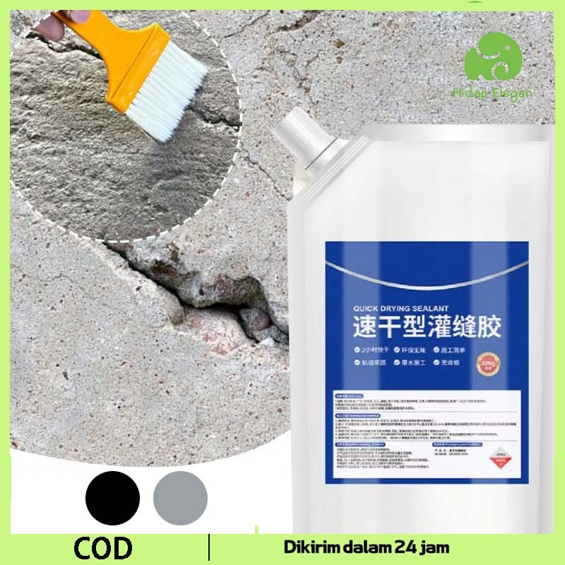 Lem Anti Bocor Beton 500g Tersegel Dan Kedap Air Lem Retak Beton Tahan Dingin Lem Beton Anti Retak