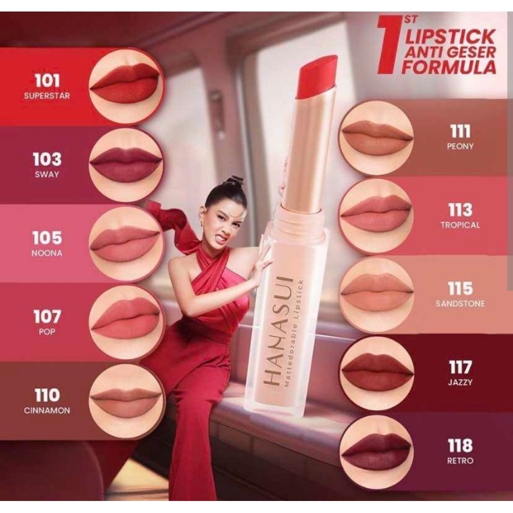 Hanasui mattedorable lipstik