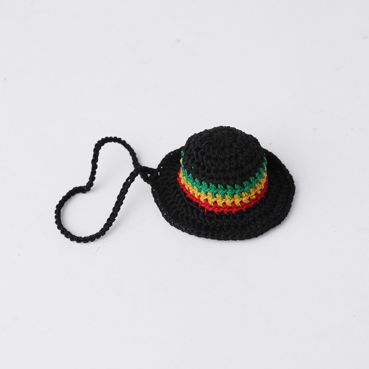 Lifeartboutique Gantungan Kunci Reggae Seri Bob Marley Rastafari Full Handmade
