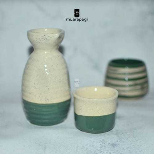 Gelas Server Set Keramik untuk Kopi V60 - Decanter, Carafe, Teko, Pitcher