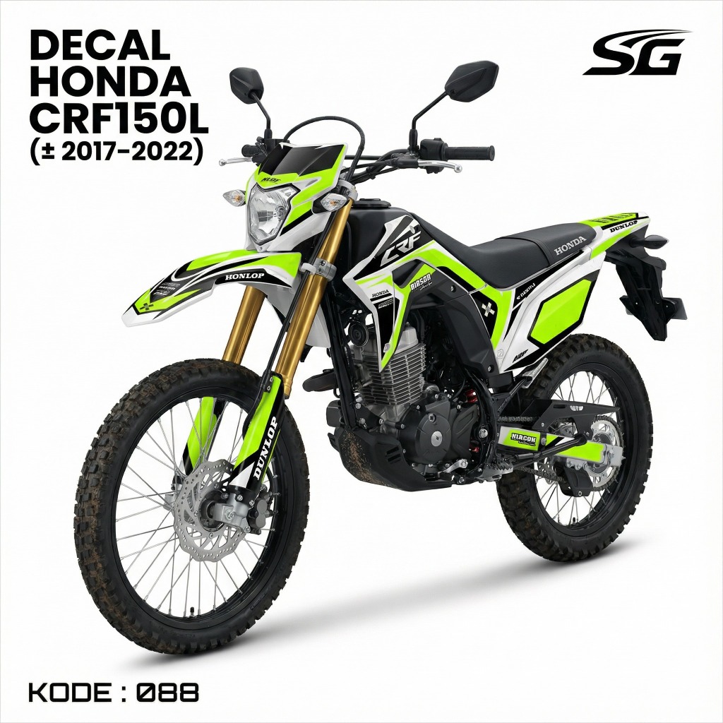 Decal CRF150L FullBody 2017-2022 Custom – Vinyl Premium Anti UV | Potong Manual