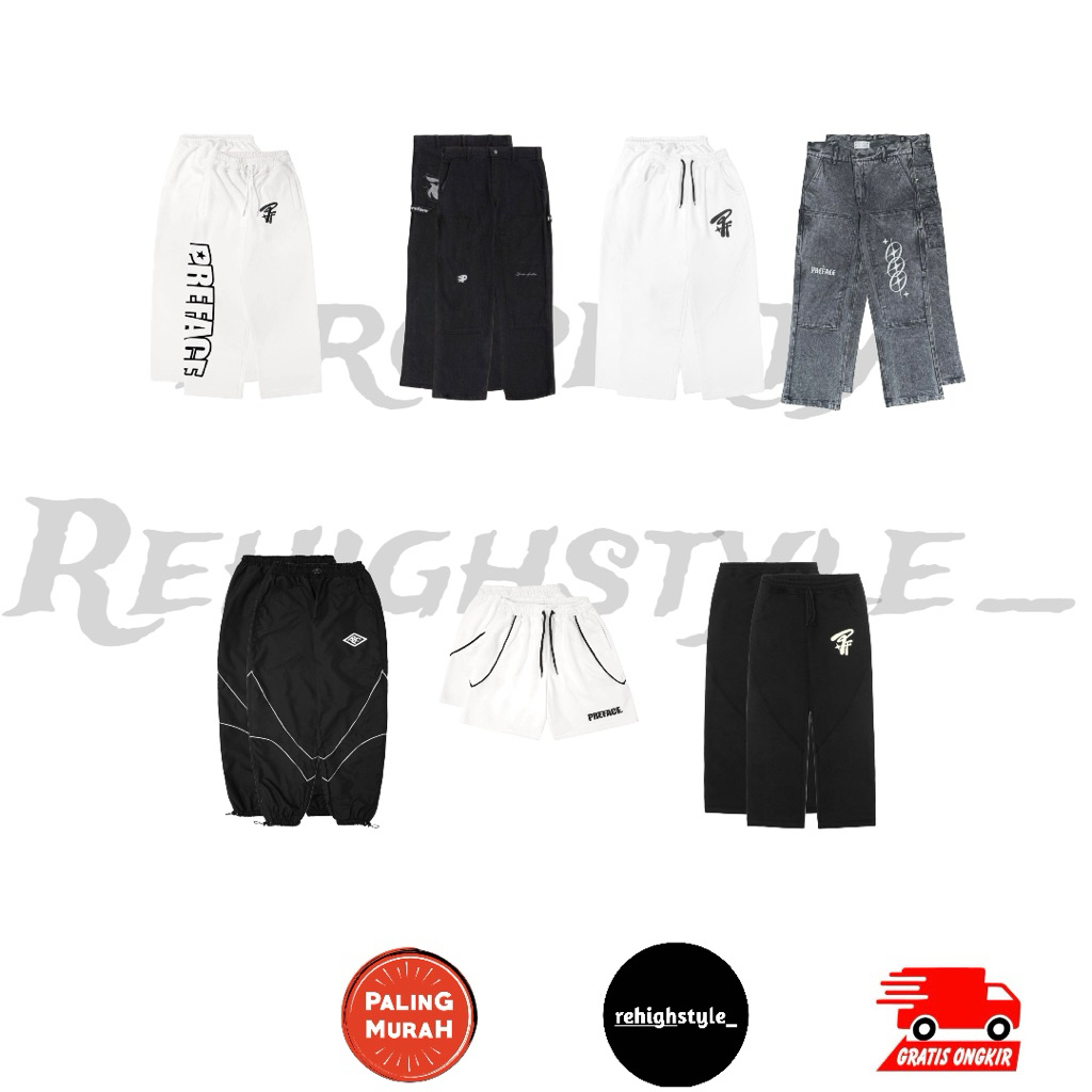 LONG PANTS PREFACE PRIME WHITE / PREFACE CLUB DE PERFORMANCE WHITE / PREFACE CLUB DE REFLECTIVE / PR