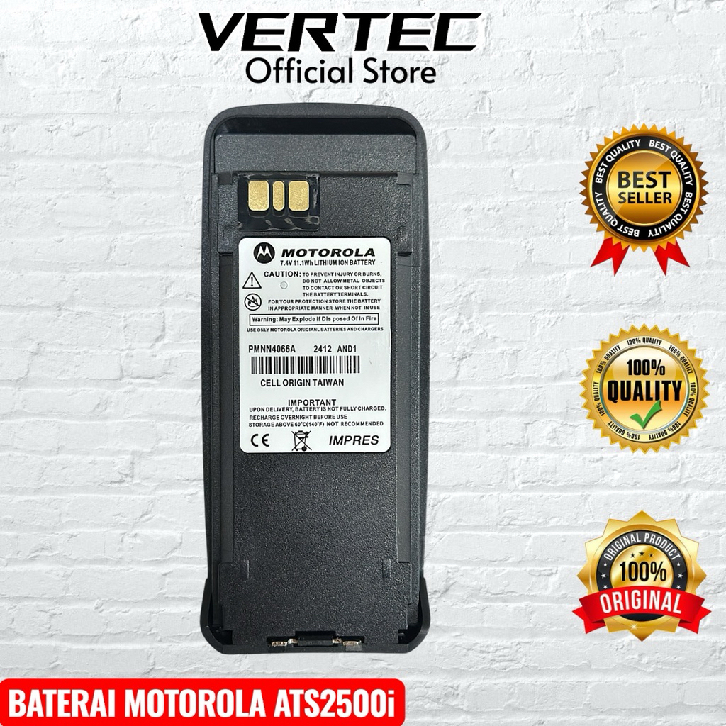 Baterai HT Motorola ATS2500i Lithium Impres XIR P8260 P8268 P8600 P9268 P8200 ATS 2500i IMPRESS