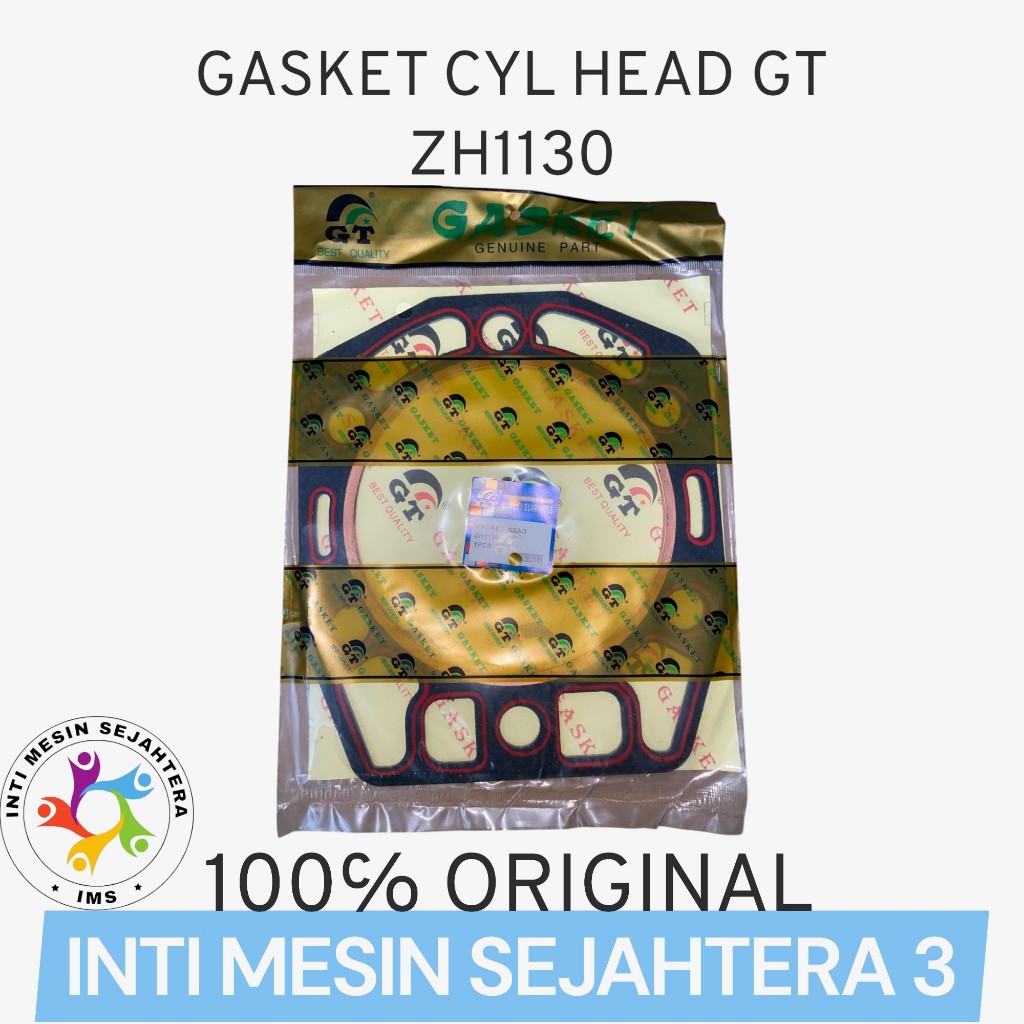 Gasket Cylinder Head GT ZH1130 / Paking Head GT ZH1130 / Paking Deksel Mesin Diesel ZH-1130