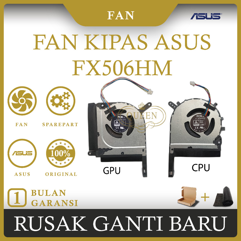 FAN KIPAS LAPTOP ASUS TUF Gaming FX506 FX506HM GPU/CPU