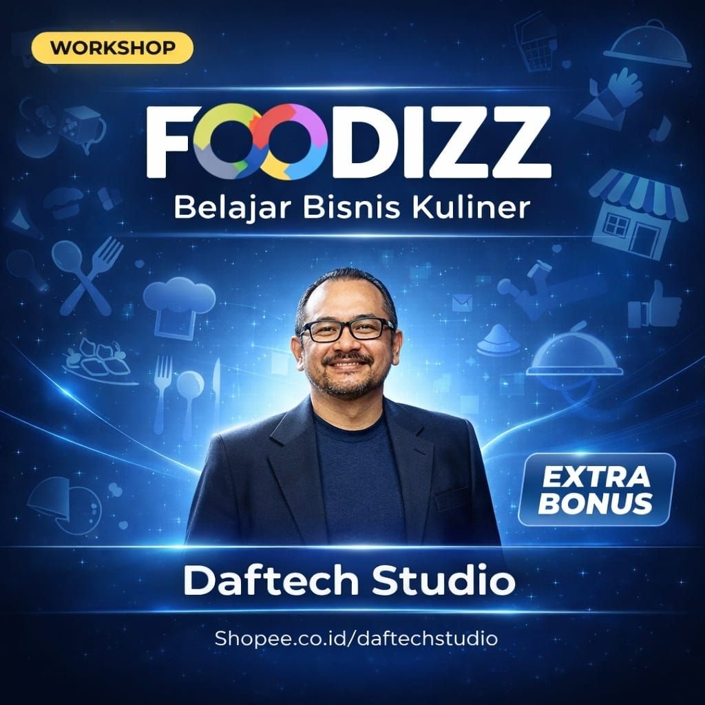 ECOURSE KURSUS FOODIZZ - BISNIS KULINER LEWAT GADGET - PELUANG BISNIS KULINER KEKINIAN - TOOL BISNIS