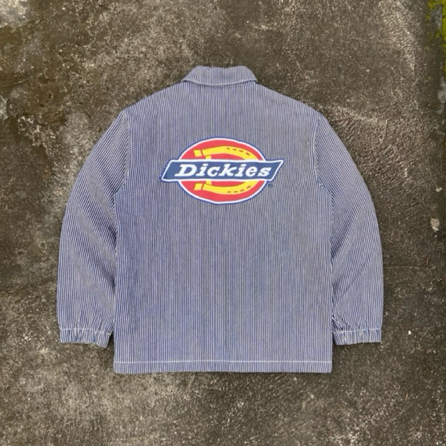 DICKIES HICKORY BIG LOGO COACH JACKET