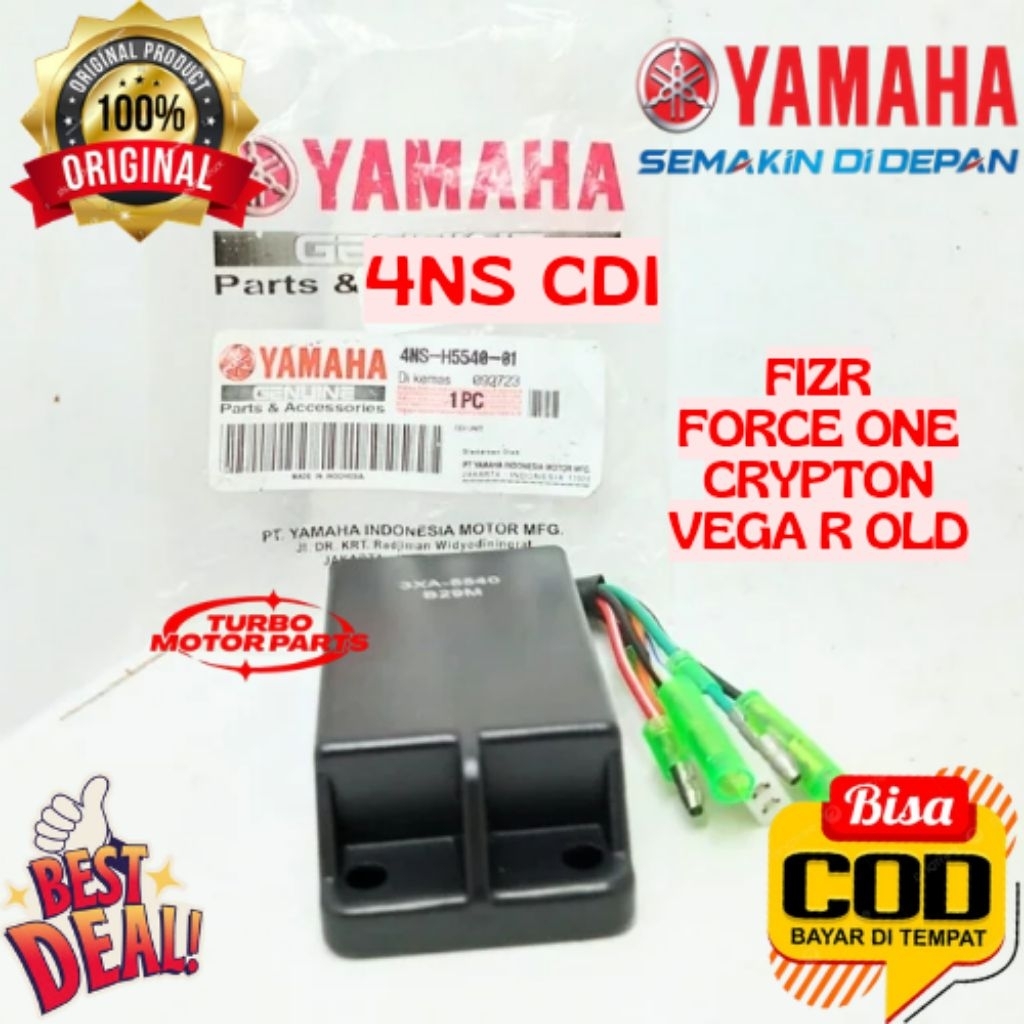 CDI ORIGINAL YAMAHA KODE 4NS, CDI FIZR, CDI FORCE ONE, CDI CRYPTON, CDI VEGA R OLD