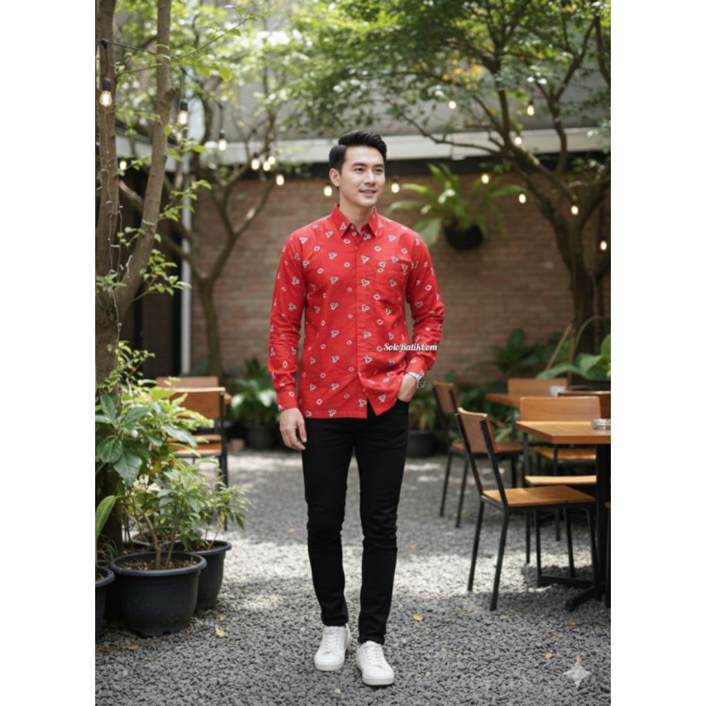 KEMEJA PRIA JUMPUTAN SOLO ASLI