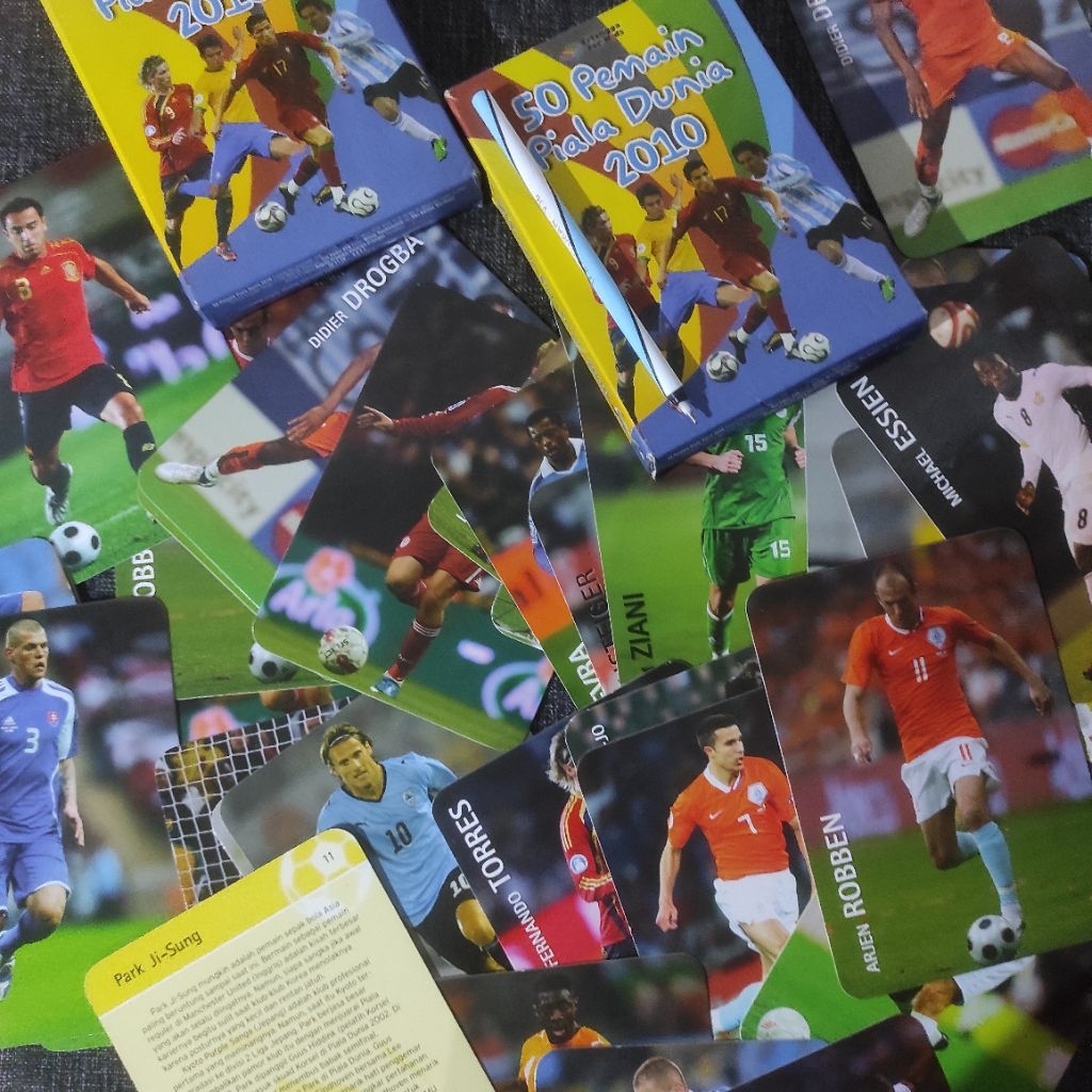 Erlangga for kids || 50 kartu pemain piala dunia