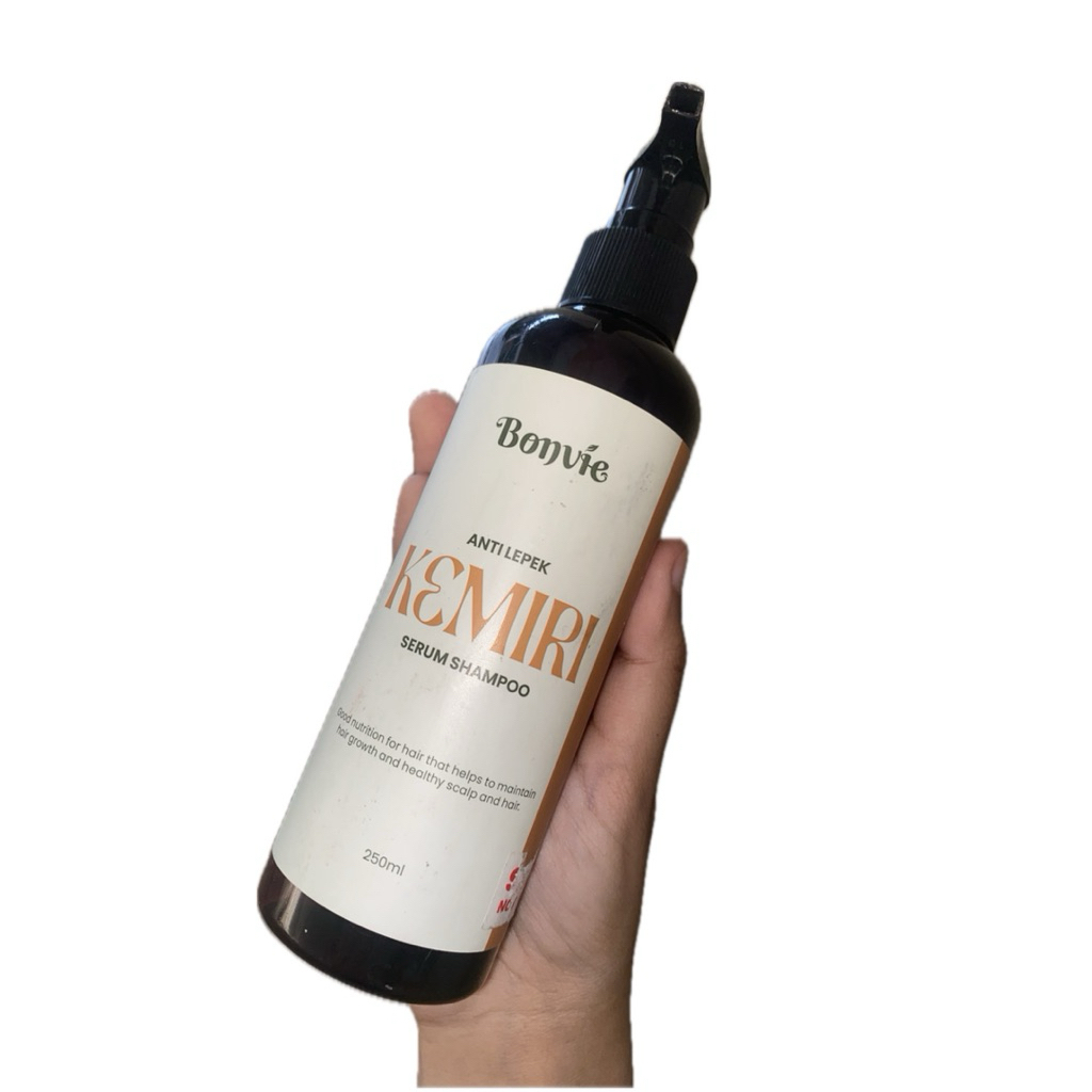 Bonvie Anti Lepek Kemiri Serum Shampoo