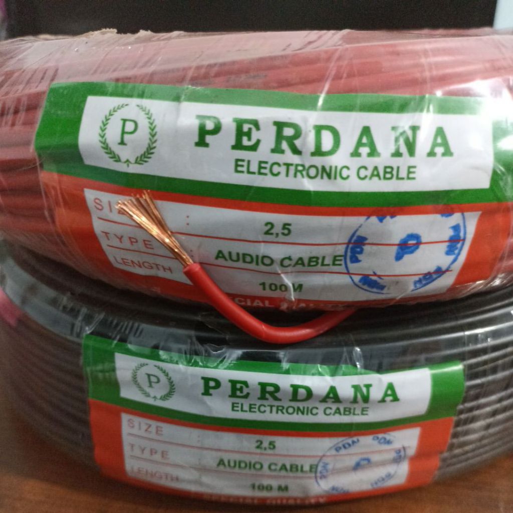 5 Meter Kabel Serabut Tunggal NYAF 2.5mm/ Kabel Serabut 2.5mm/Kabel Api 2.5mm 14 AWG/ Kabel Power 2.