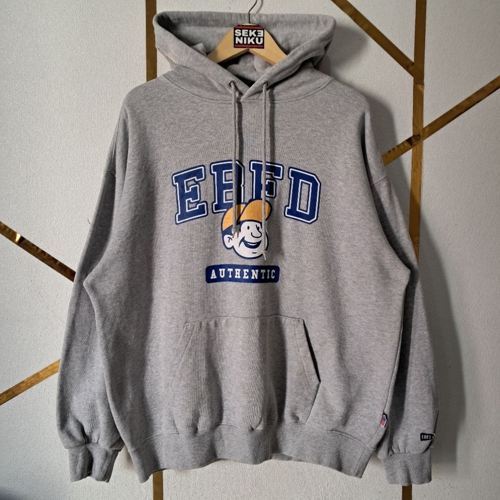 Hoodie EBFD EBBETS FIELD Idol KPop Mingyu SEVENTEEN Sunoo ENHYPEN Bahan babyteri tebal berat