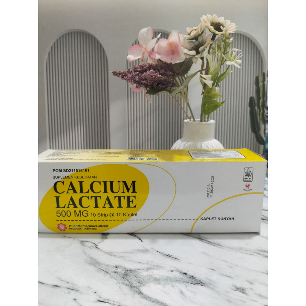 Calcium Lactate Pim -box isi 100 Tablet
