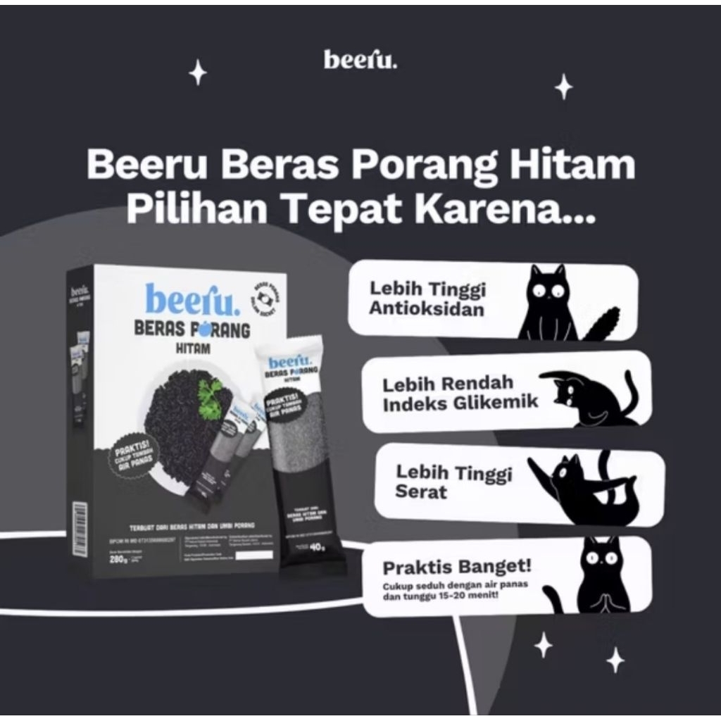 Beras Porang Hitam (isi 7 sachet)