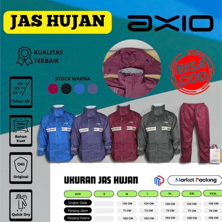 Jas Hujan AXIO Original//jas hujan axio//jas hujan axio original//jas hujan//axio//COD