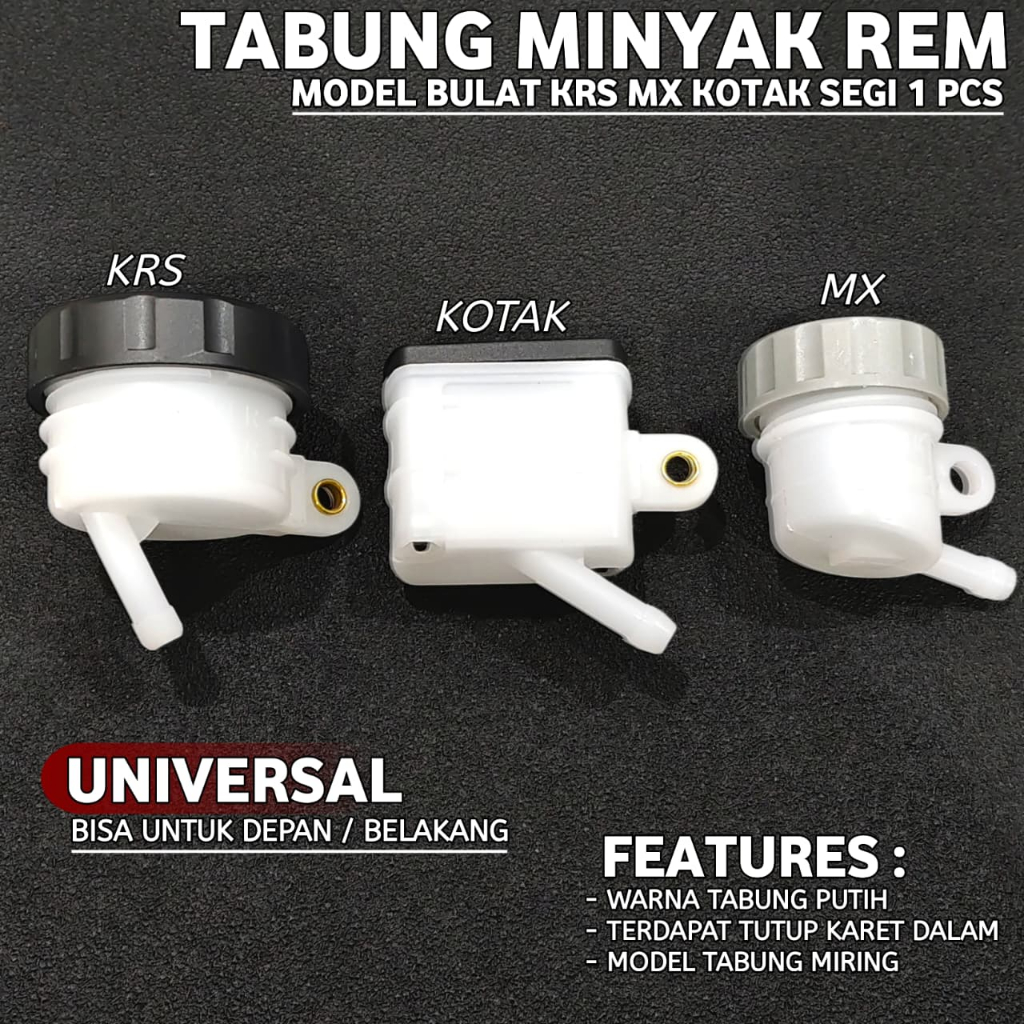 Tabung minyak rem model KTC rcb big tabung minyak rem jumbo depan belakang universal