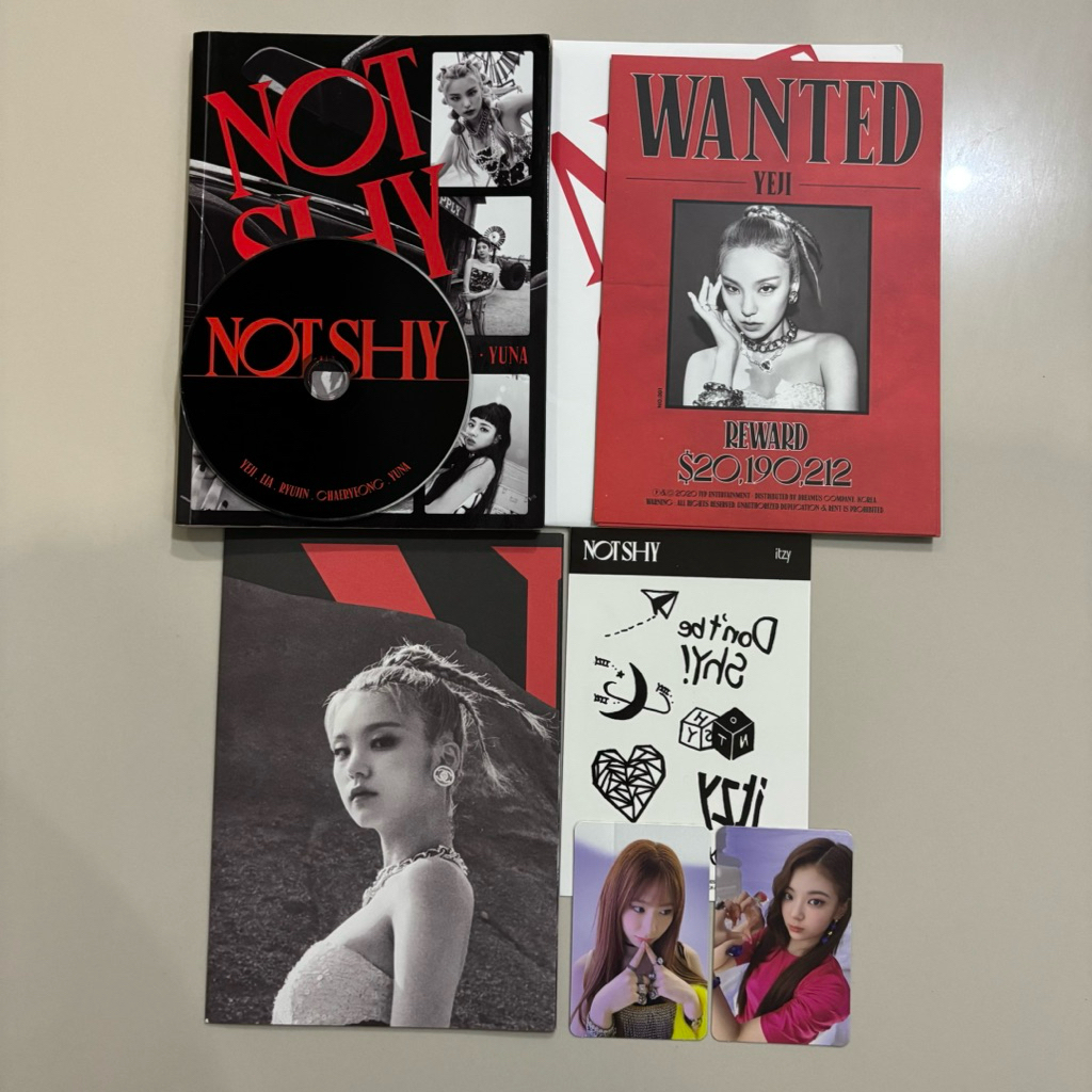 Fullset Unsealed Album Itzy Not Shy C ver.