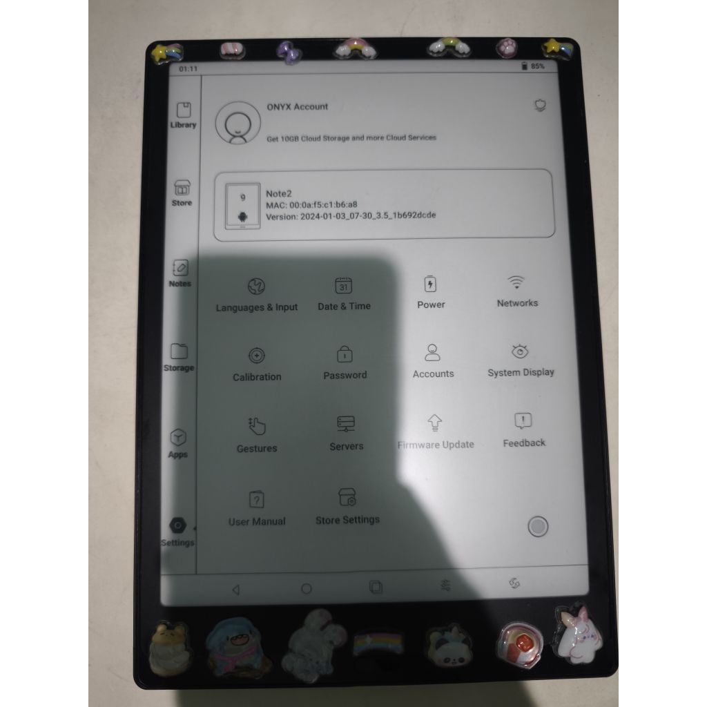 Onyx Boox Note Air 2 (preloved)