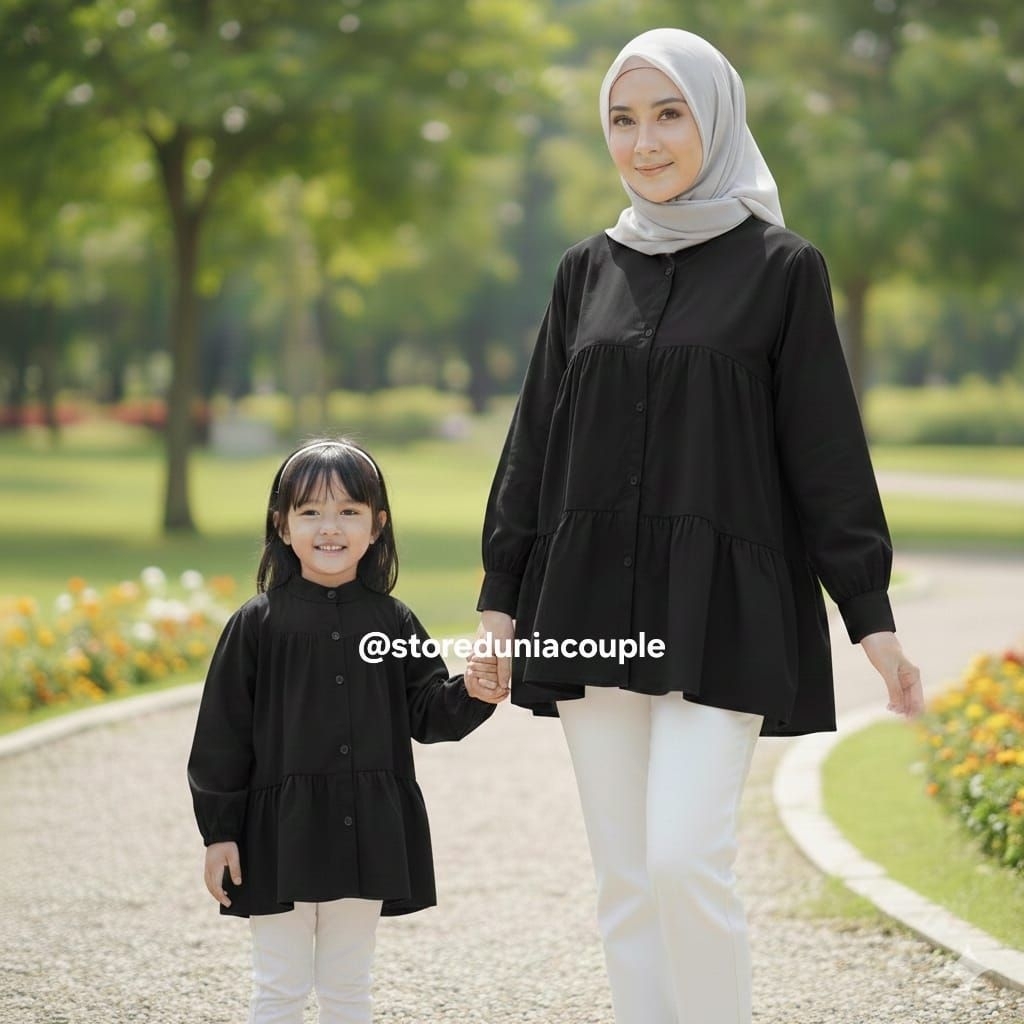 Alena Couple Ibu Dan Anak Perempuan / Baju Couple Ibu Dan Anak Perempuan / Blouse Couple Ibu Anak Pe