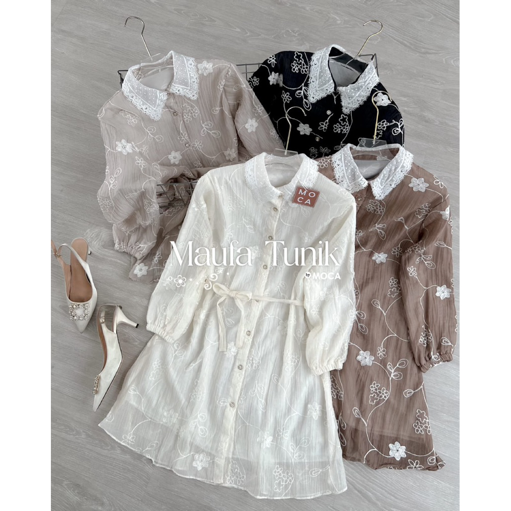 MAUFA TUNIK BY MOCA TUNIK RAYA SERIES CANTIK SIMPLE MEWAH