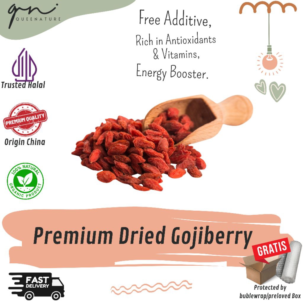 Premium Dried Goji Berry / Buah Kering Goji Berry