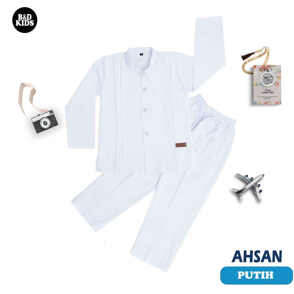 Koko An- Nur Elegan premium koko putihan an nur