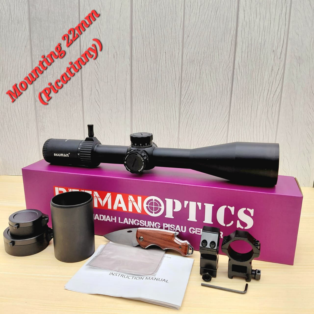 Teleskop Beeman Optics 6-24X50 30SF (Dus Ungu)