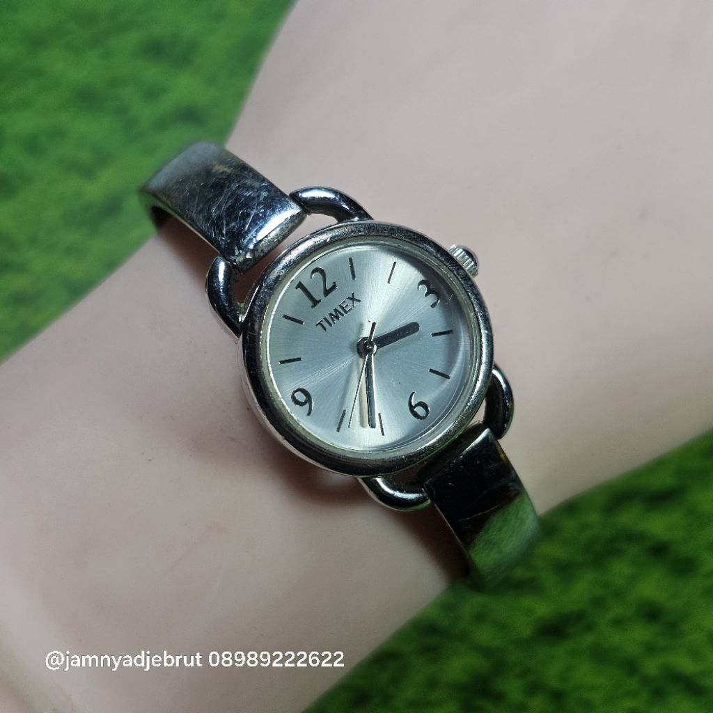 Jam Timex N3 Silver Ladies Rantai Bekas